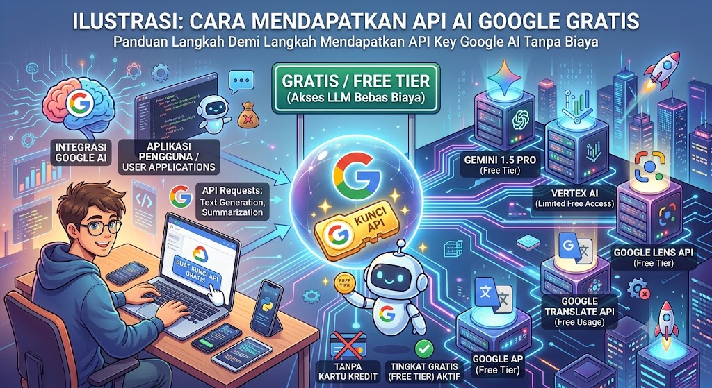Panduan Lengkap: Cara Mendapatkan API AI Google Gratis (Gemini & Gemma)